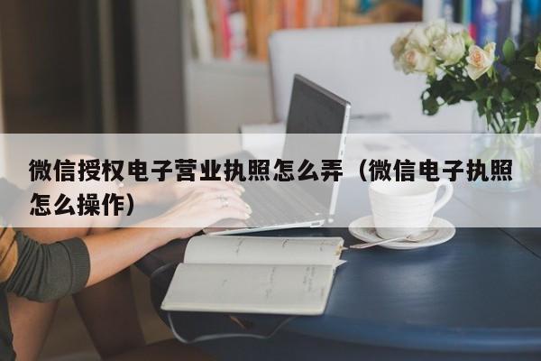 微信授权电子营业执照怎么弄（微信电子执照怎么操作）