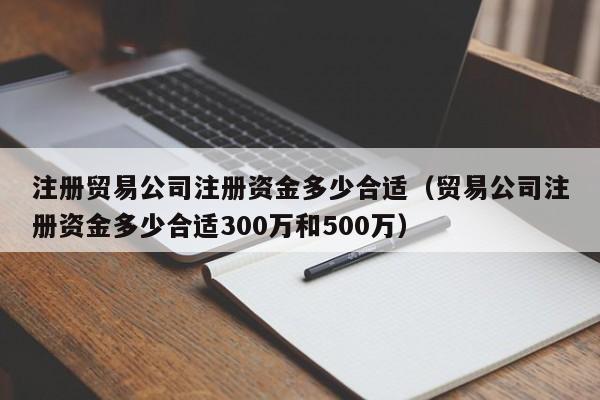 注册贸易公司注册资金多少合适（贸易公司注册资金多少合适300万和500万）